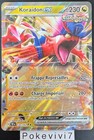 Carte Pokemon KORAIDON 120/162 EX EV5 Ecarlate et Violet TEF FR NEUF