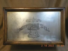 THORENS BICENTENNIAL LIBERTY BELL AD-30 MUSIC BOX W/ 10 4-1/2" DISCS (SEE VIDEO)