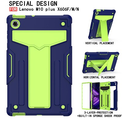 For Lenovo Smart Tab M10 FHD Plus 2nd Gen Full-Body Shockproof Hybrid Hard Cover