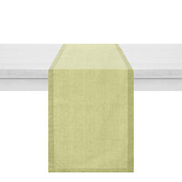 KASANOVA Runner Basik, in cotone, da 140X45 cm verde Tessile tavola e cucina - Imagen 4 de 4
