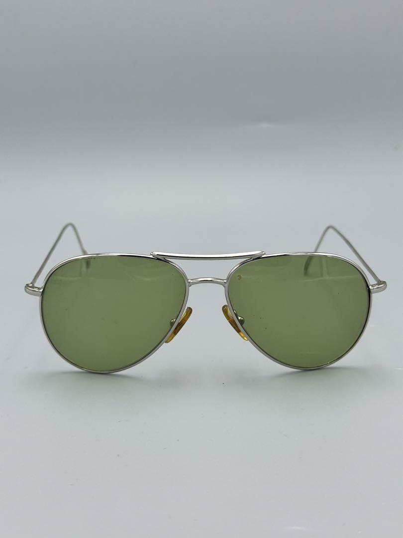 サングラス GUCCI Gucci - GG1421S - 007 green green green Gucci GG1421S 007 Geometric Sunglasses Green - eye-oo.com