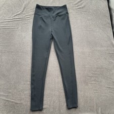 Spanx Assets Leggings Women Medium Black Athleisure Gym Workout Training.