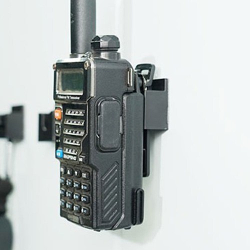 2 Pezzi Gancio Microfono Cb Staffa di Montaggio Radio Clip Accessori - Foto 7 di 12