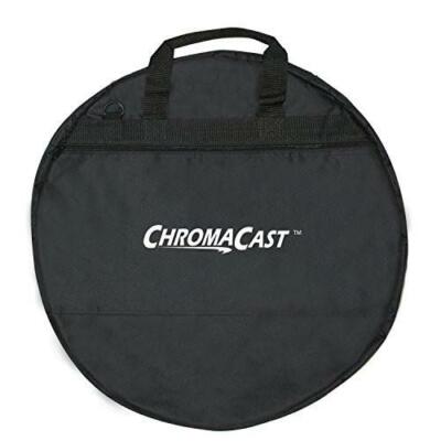 ChromaCast 24'' Padded Cymbal Bag w Adjustable Carry Strap & Front Pocket