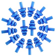 25 Pairs Silicone Ear Plugs Noise Cancelling Waterproof Sleeping Earplugs