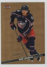 2025-26 Upper Deck Fleer Ultra Medallions Gold /200 Kent Johnson #M-37