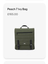 Icandy Peach 7 Ivy Bag Accessories Luxury Baby Nappy Changing Bag Rucksack 