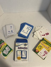 Lot 3 Addition Subtraction Flash Cards Mead Teaching Tree Crayola K-3 Homeschool