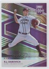 2020 Panini Elite Extra Edition Status Purple 72/249 RJ Dabovich #121 0in6