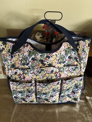 Thirty One Get Outside Organizer Tote in  Spring Floral  No Personalization EUC