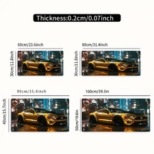 40*90cm1pc Extra-Large Gaming Desk Mat & Computer Pad - Neon-Lit JapaneseYao Min