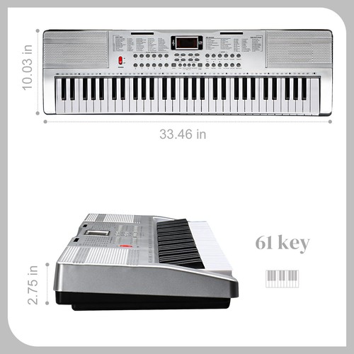 🎸FREE SHIPPING!🎸 Electric Piano / Keyboard +Stand +Bench +Mic!