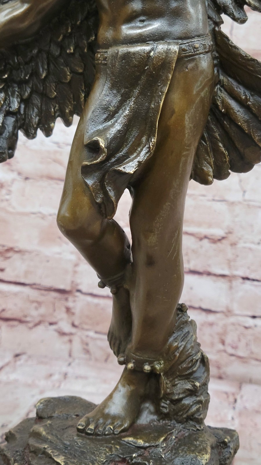 HUGE Indian Native American Art Chief Eagle Bust Bronze Marble Statue Sculpture