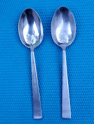2-Sola Holland CORA Holland Stainless Oval Place Soup Spoons 7 1/4''