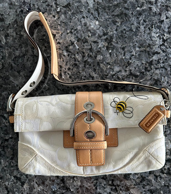 小物 vintage coach SOHO BEE signature Wallet NEW Vintage Limited Edition Coach Soho Flap Bumble Bee | eBay