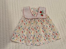 Vintage Cuties By Judy Baby Girl Collar Tank Dress Strawberries Philippines