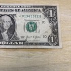 Birthday/Anniversary Note, 3/22/61 Fancy Serial # Dollar bill, J 01961322 B 2021 — photo 3