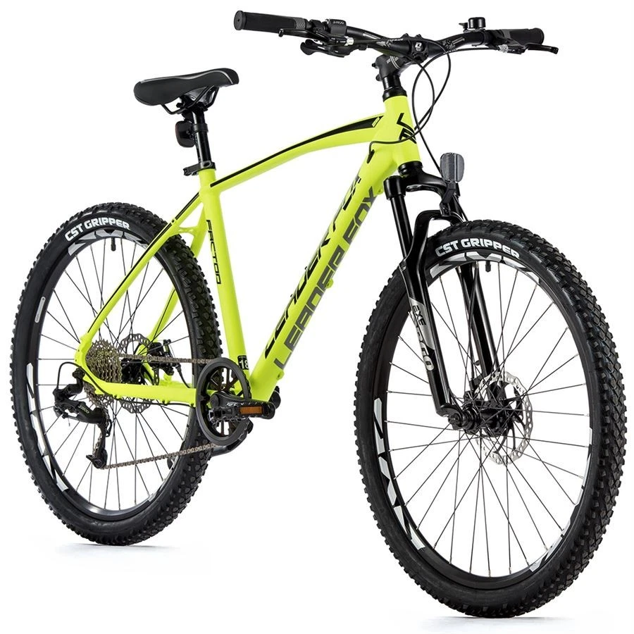 26 Zoll Mountainbike Leader Fox Factor 8 Gang Scheibenbremse RH36 cm neon gelb - Bild 1 von 1