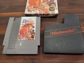 Double Dribble (Nintendo NES, 1987) Game and Box Circle-Seal Authentic Tested
