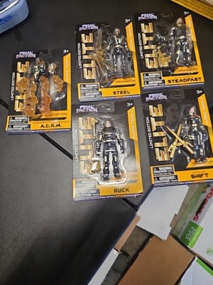5-Final Faction-ELITE GOLD-Alpha Team 1 Action Figures 