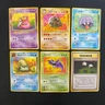Fossil 1997 Normal Card Set of 6 Japanese Pokemon Card Old Back s007380