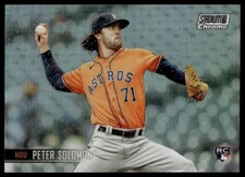 2021 Stadium Club Chrome #356 Peter Solomon Refractor Houston Astros NM+