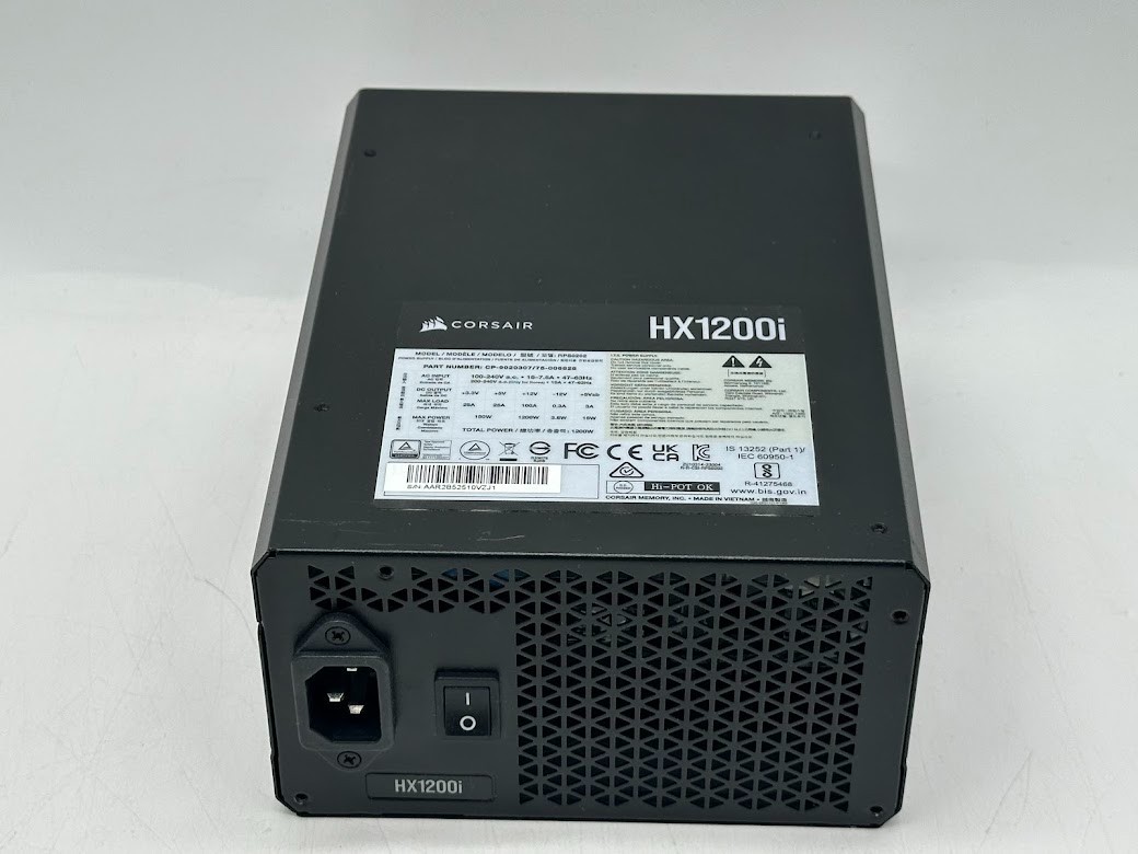 Corsair HX1200i (2025) Fully Modular Ultra-Low Noise ATX 3