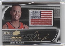 2008-09 UD Black Flag Gold 19/25 Jerryd Bayless #US-JB Patch Auto 2k0