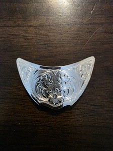 Vintage Montana Silversmiths Filigree Top Collar Button Cover Excellent Shape