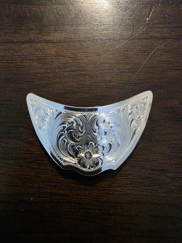 Vintage Montana Silversmiths Filigree Top Collar Button Cover Excellent Shape