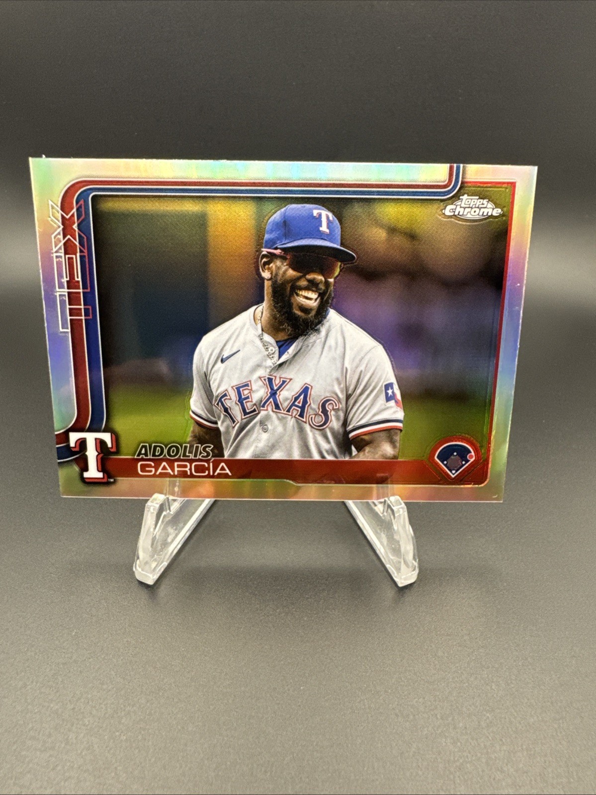 2025 Topps Chrome - Image Variation Refractor Adolis Garcia #293