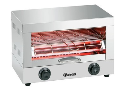 Bartscher Toaster Edelstahl Überbackgerät eine Etage Edelstahl A151300 wie neu