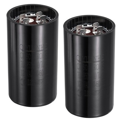 Für CD60 Motor Kondensator 2 Stück, 708-850uf/MFD 125V/50-60Hz 46x86mm