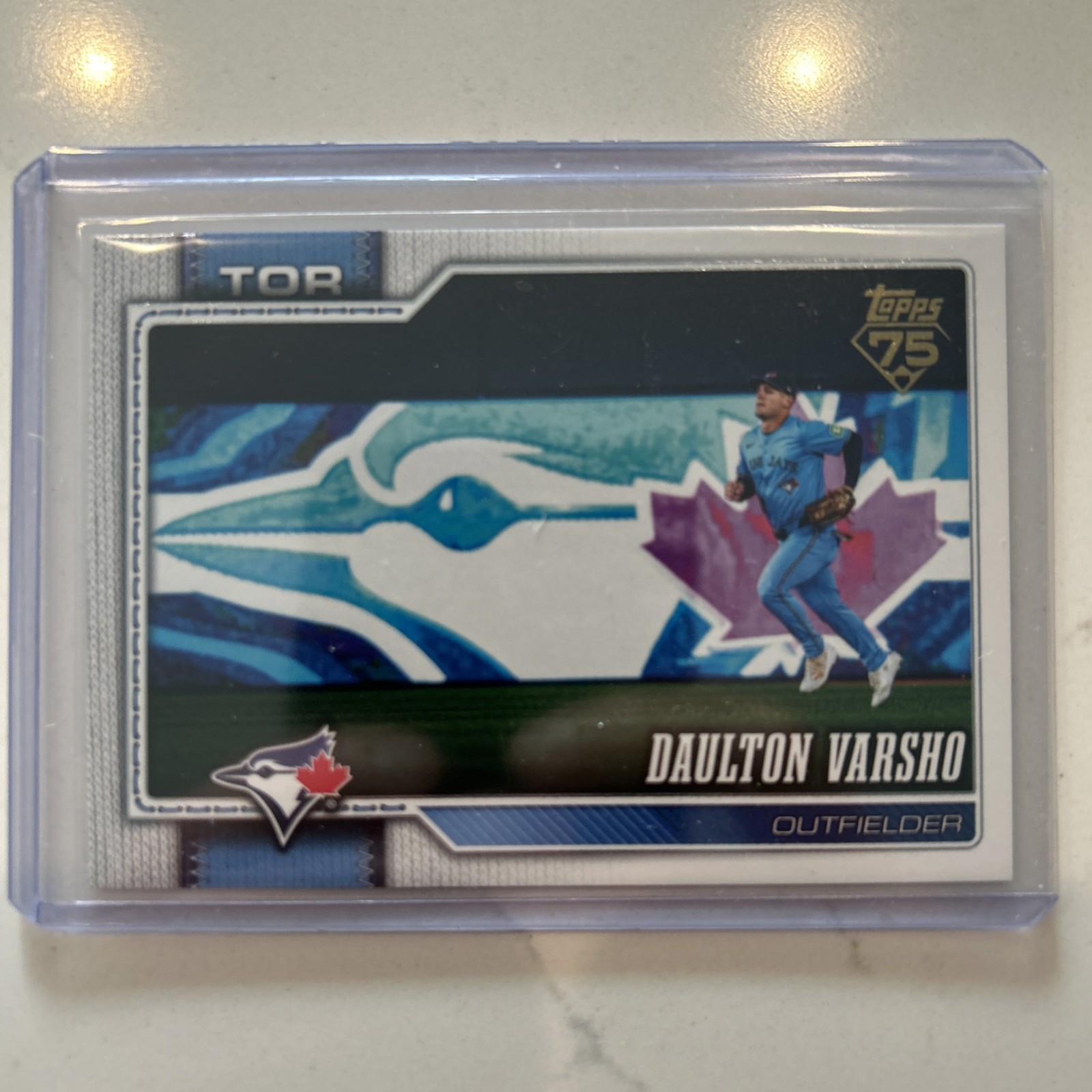 Daulton Varsho 2026 Topps Series 1 Golden Mirror SSP Toronto Blue Jays #2