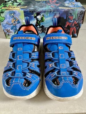 Skechers Sport Sandalen Größe 30 C-FLEX SANDAL 2.0-HEAT BLAST Blau Schwarz Jungs