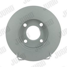 2x JURID Disque de frein Avant pour AUDI 80 B3 (89, 89Q, 8A, 893, 894, 8A2)