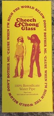 Cheech & Chong  12  Moustache Ride Color Change Beaker Pipe NEW!  Bid Now!