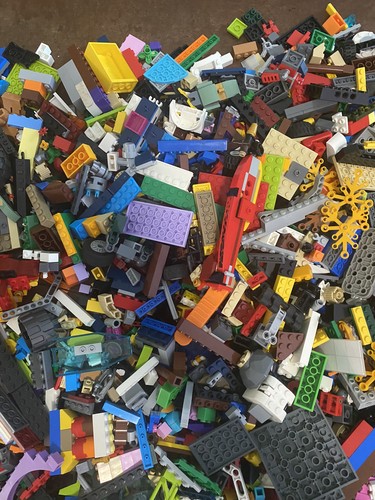 Lego Bulk Lot 12,8 Pfund voll große Flatrate Box Priority Ship zufällige Stücke - Bild 7 von 11