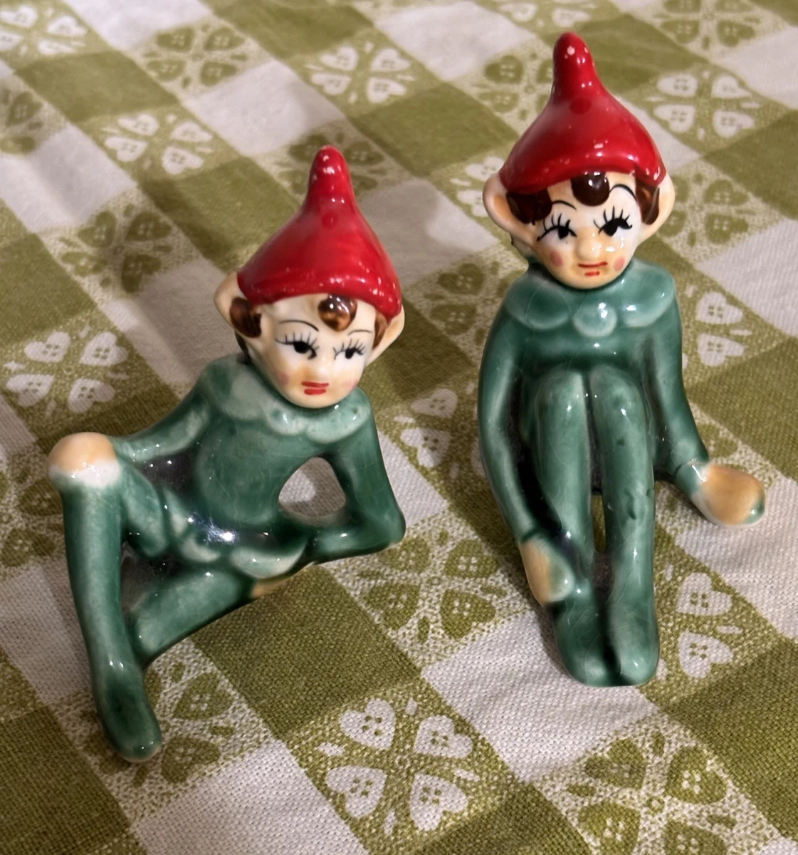 ビンテージ50s 妖精　天使　エルフ　ピクシー　キューピー　ミッドセンチュリー Pixie Elf Japan In Christmas Elf Figures (1946-1990) for sale | eBay
