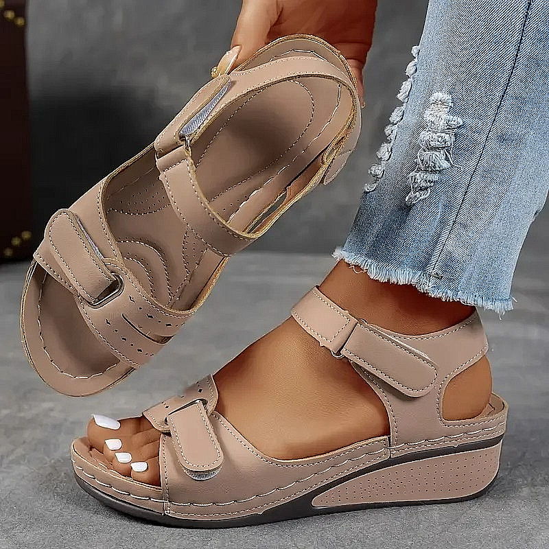 2026 NEW Women's Orthopedic Wedge Sandals Soft Sole Comfort Summer Walking Shoes