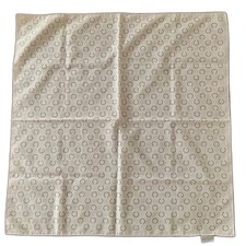 Celine women's cotton logo foulard scarf handkerchief