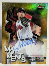 2024 Topps Finest John Smoltz Finest Moments Gold Refractor Auto /50 Braves