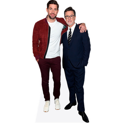 John Krasinski und Stephen Colbert (Duo 1) Mini Celebrity Cutout
