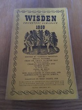 Wisden cricketers' almanack 1959 linen covers very good condition