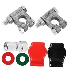 Military Spec Battery Terminal Top Post Kit Positive Negative for Car Auto