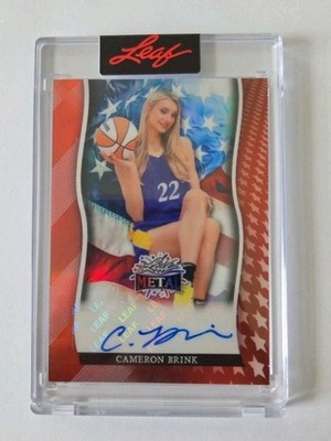 Cameron Brink 2026 Leaf Metal Independence Day AUTO Autograph Card 2/2!