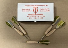 Darts #1 Summer Meadow Camo -Wooden Barrel 12pc Box-Steel Tip