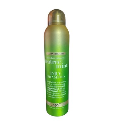 OGX Extra Strength Refresh and Balance Dry Shampoo Teatree Mint 5 Oz New x1