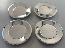 New Set Chrome Center Hub Caps That Fit 2009-2012 Hyundai Genesis 18 Wheels