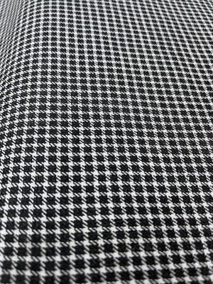 $30 for 2 Yards, Black & OffWhite 100%Wool For Jacket, Pants ,skirt & Dress #96